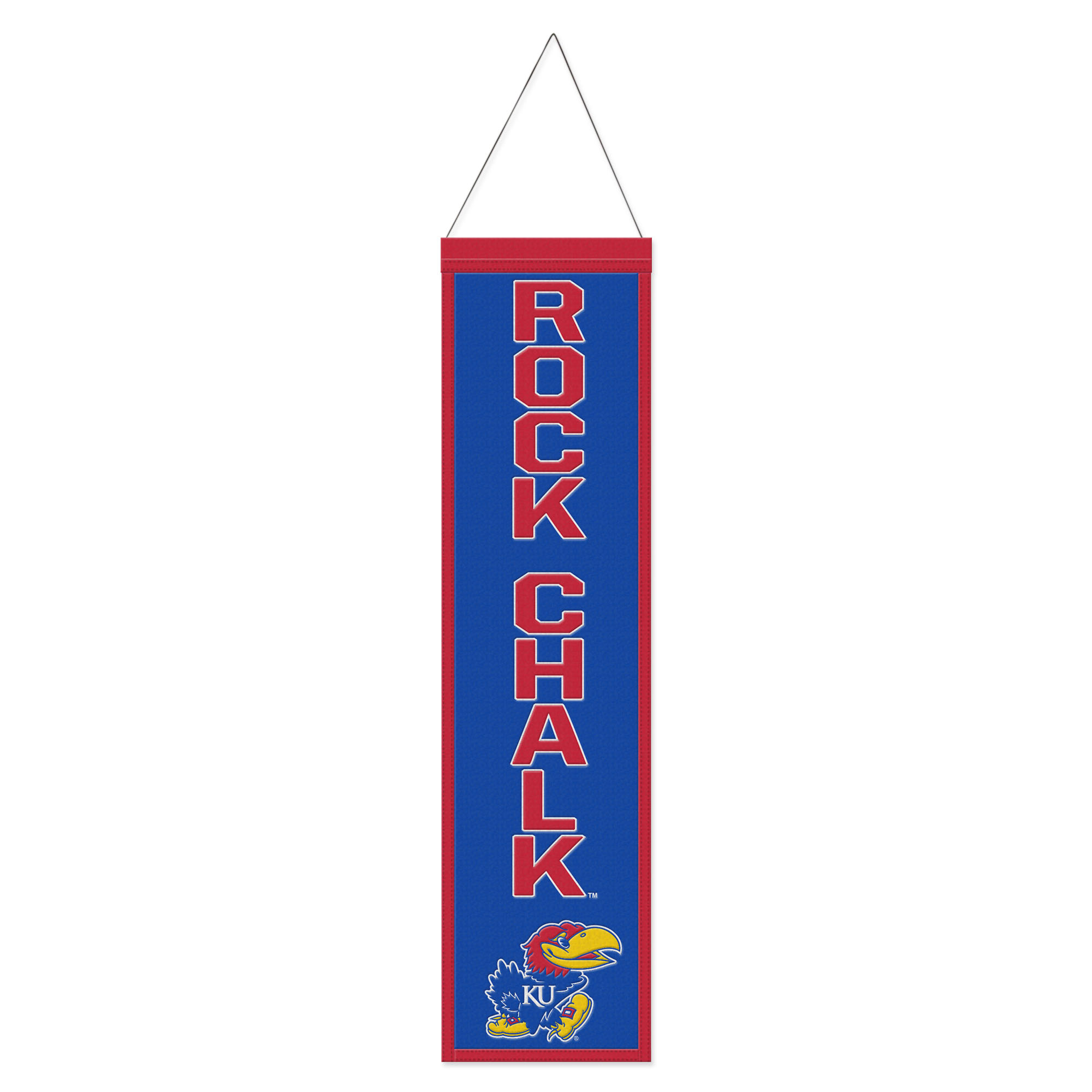 WinCraft Kansas Jayhawks 8" x 32" Slogan Wool Banner
