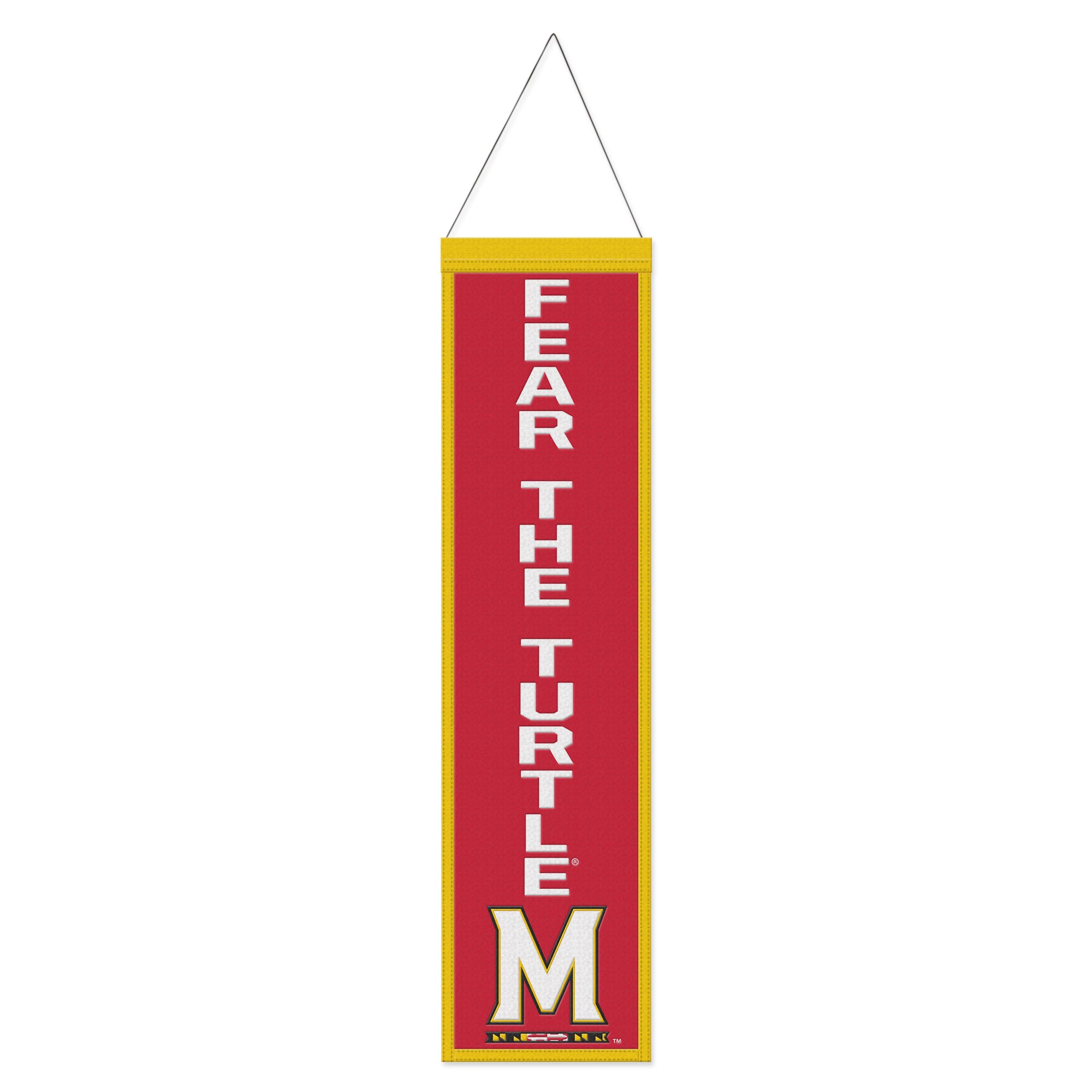 WinCraft Maryland Terrapins 8" x 32" Slogan Wool Banner