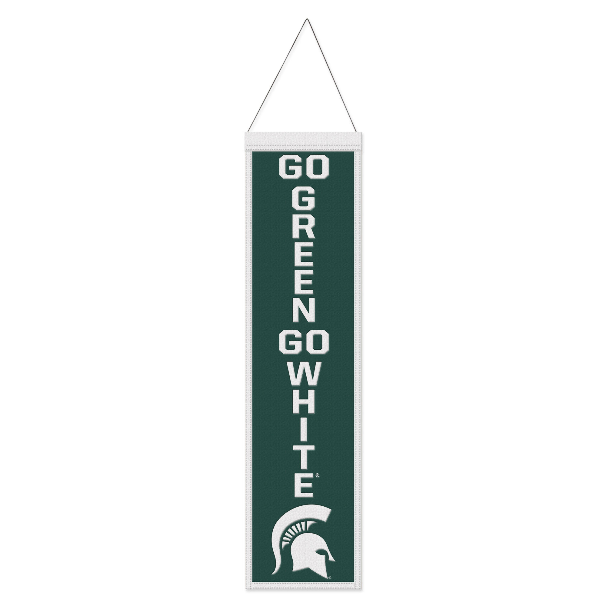 WinCraft Michigan State Spartans 8" x 32" Slogan Wool Banner