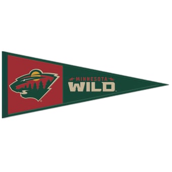 "WinCraft Minnesota Wild 13"" x 32"" Wool Primary Logo Pennant"