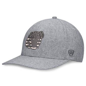 Men's Top of the World Gray Mississippi State Bulldogs Top Grit Flex Hat