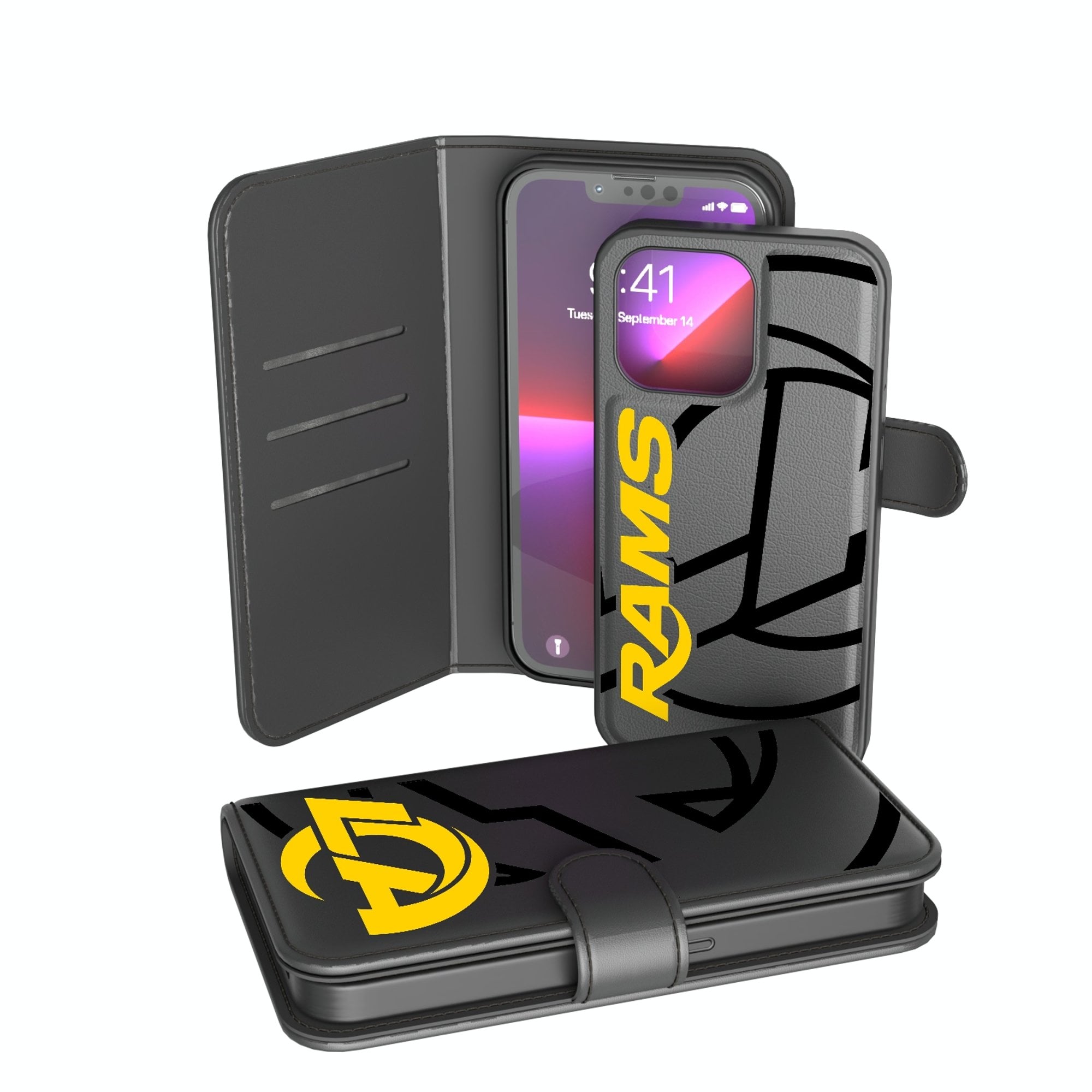 Los Angeles Rams iPhone Wallet Case Los Angeles Rams iPhone Wallet Case