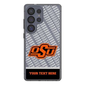 Oklahoma State Cowboys Galaxy Endzone Personalized Clear Case