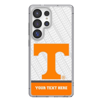 Tennessee Volunteers Galaxy Endzone Personalized Clear Case