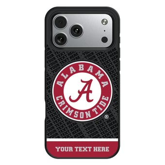 Keyscaper Alabama Crimson Tide Personalized Bump Case with 8.2ft Drop Protection