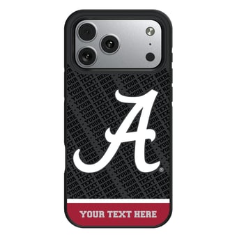 Keyscaper Alabama Crimson Tide Personalized Bump Case with 8.2ft Drop Protection