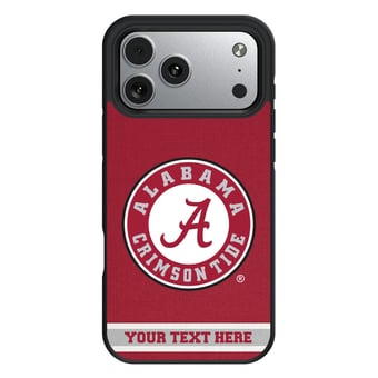 Keyscaper Alabama Crimson Tide Personalized Bump Case with 8.2ft Drop Protection