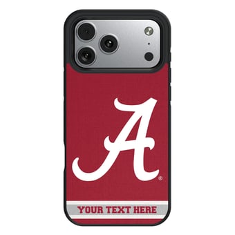 Keyscaper Alabama Crimson Tide Personalized Bump Case with 8.2ft Drop Protection