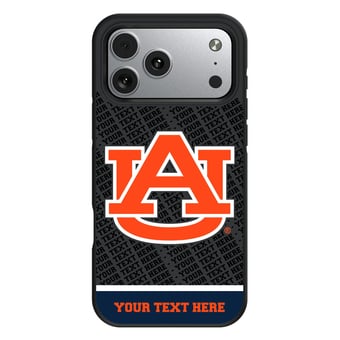 Keyscaper Auburn Tigers Personalized Bump Case with 8.2ft Drop Protection