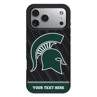 Keyscaper Michigan State Spartans Personalized Bump Case with 8.2ft Drop Protection