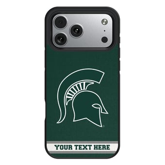 Keyscaper Michigan State Spartans Personalized Bump Case with 8.2ft Drop Protection