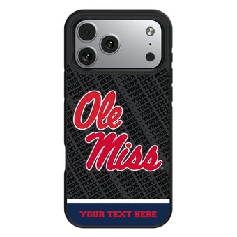Keyscaper Ole Miss Rebels Personalized Bump Case with 8.2ft Drop Protection