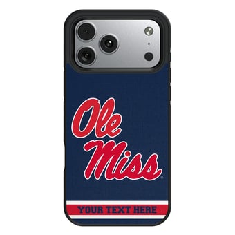 Keyscaper Ole Miss Rebels Personalized Bump Case with 8.2ft Drop Protection