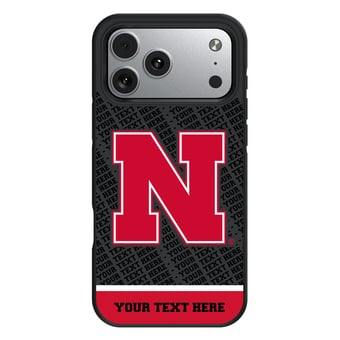 Keyscaper Nebraska Huskers Personalized Bump Case with 8.2ft Drop Protection