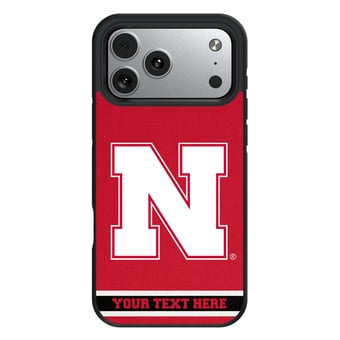 Keyscaper Nebraska Huskers Personalized Bump Case with 8.2ft Drop Protection