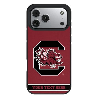 Keyscaper South Carolina Gamecocks Personalized Bump Case with 8.2ft Drop Protection