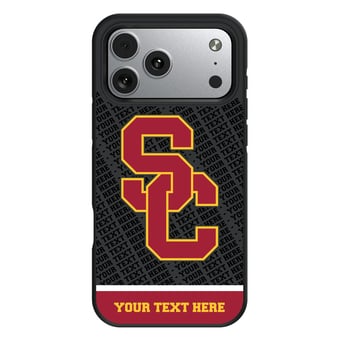 Keyscaper USC Trojans Personalized Bump Case with 8.2ft Drop Protection