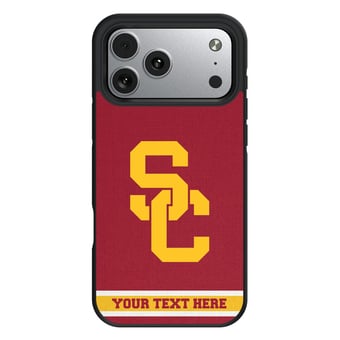 Keyscaper USC Trojans Personalized Bump Case with 8.2ft Drop Protection