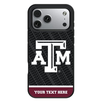 Keyscaper Texas A&M Aggies Personalized Bump Case with 8.2ft Drop Protection