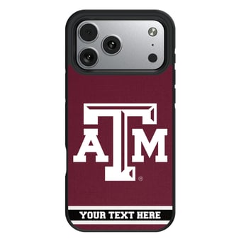 Keyscaper Texas A&M Aggies Personalized Bump Case with 8.2ft Drop Protection