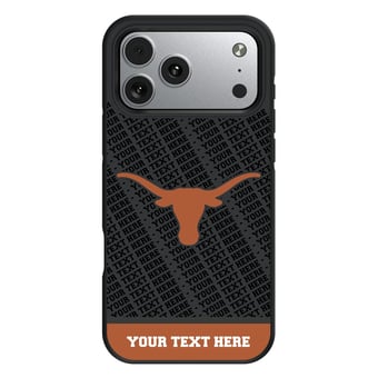 Keyscaper Texas Longhorns Personalized Bump Case with 8.2ft Drop Protection