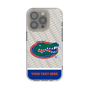 Florida Gators Endzone iPhone Personalized Clear Case