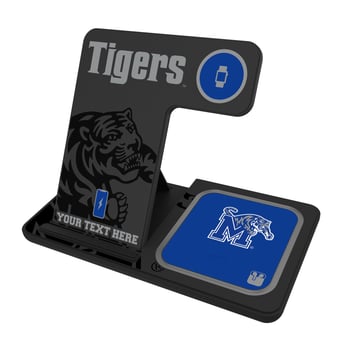 Memphis Tigers Personalized 3-In-1 Wireless Charger
