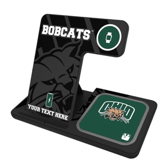 Ohio Bobcats Personalized 3-In-1 Wireless Charger