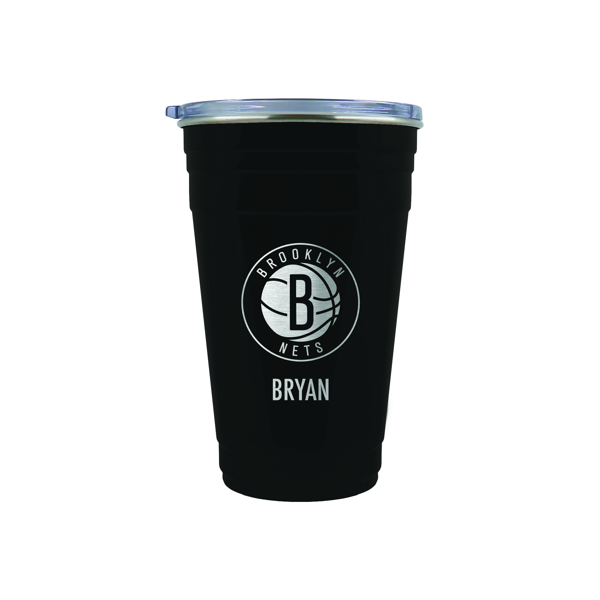 Brooklyn Nets Team Logo 22oz. Personalized Tailgater Travel Tumbler Brooklyn Nets Team Logo 22oz. Personalized Tailgater Travel Tumbler