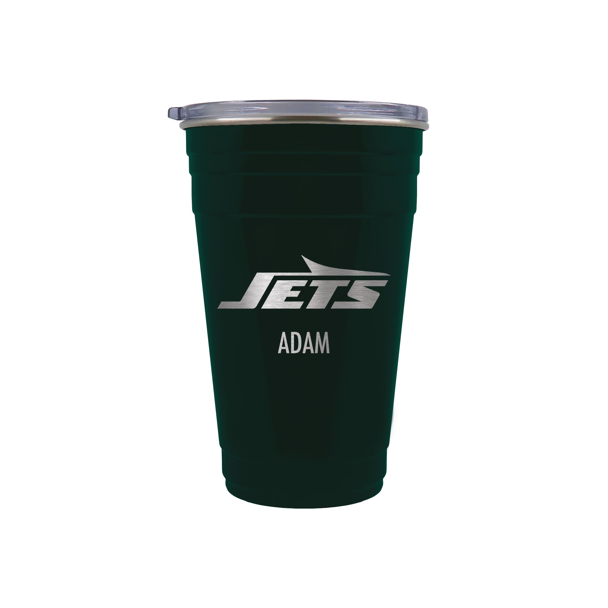 New York Jets Team Logo 22oz. Personalized Tailgater Travel Tumbler