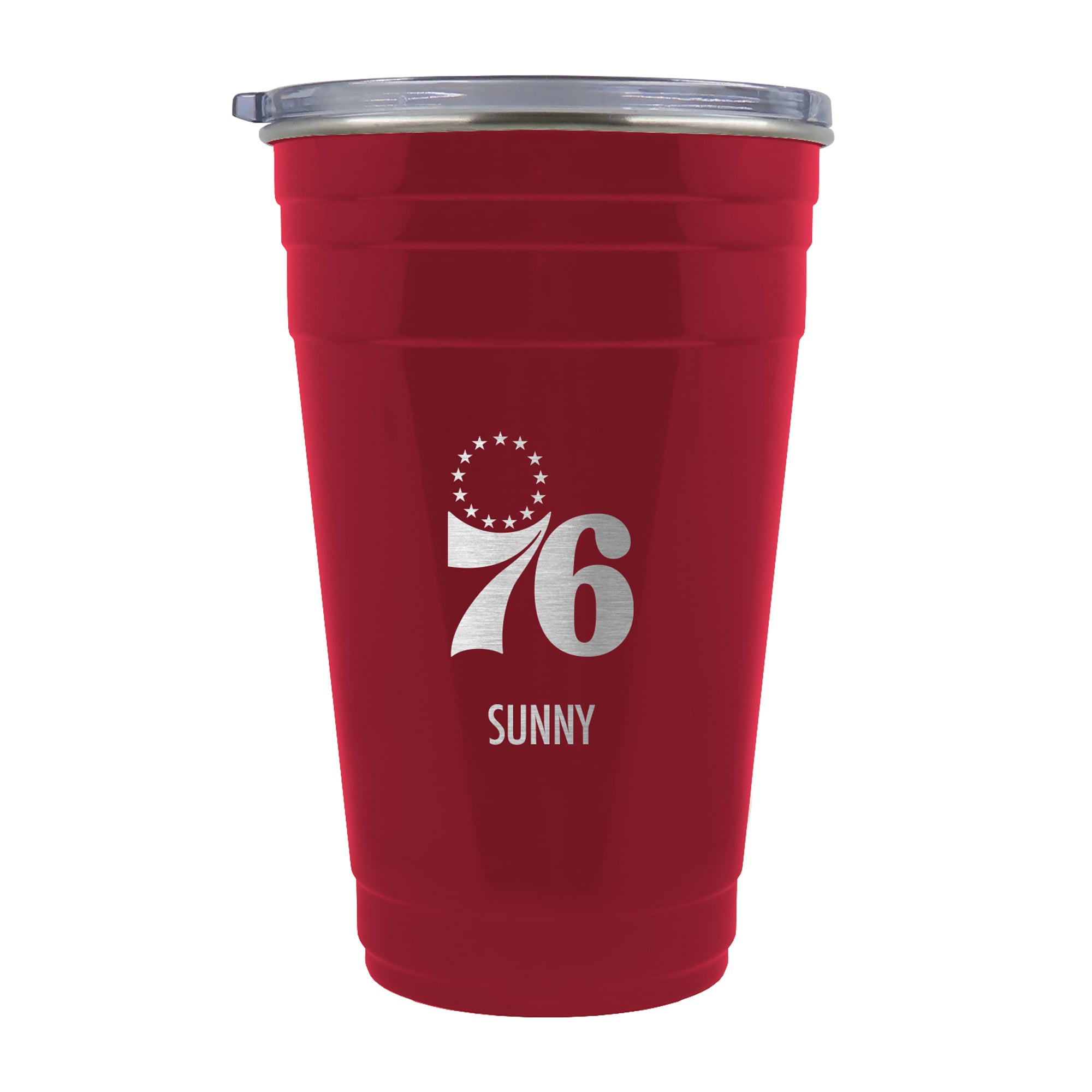 Philadelphia 76ers Team Logo 22oz. Personalized Tailgater Travel Tumbler
