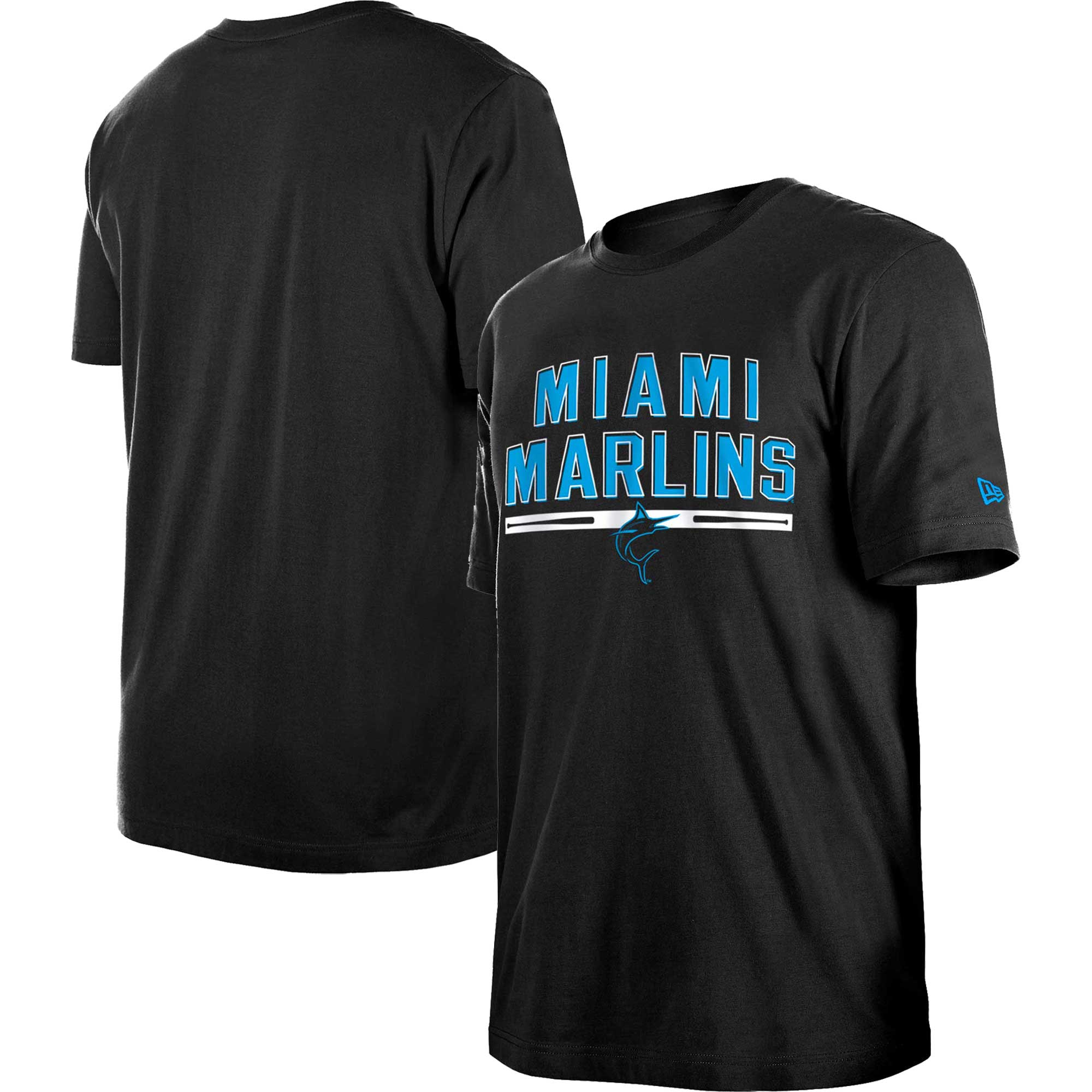 Men’s New Era Black Miami Marlins Batting Practice T-Shirt Men’s New Era Black Miami Marlins Batting Practice T-Shirt