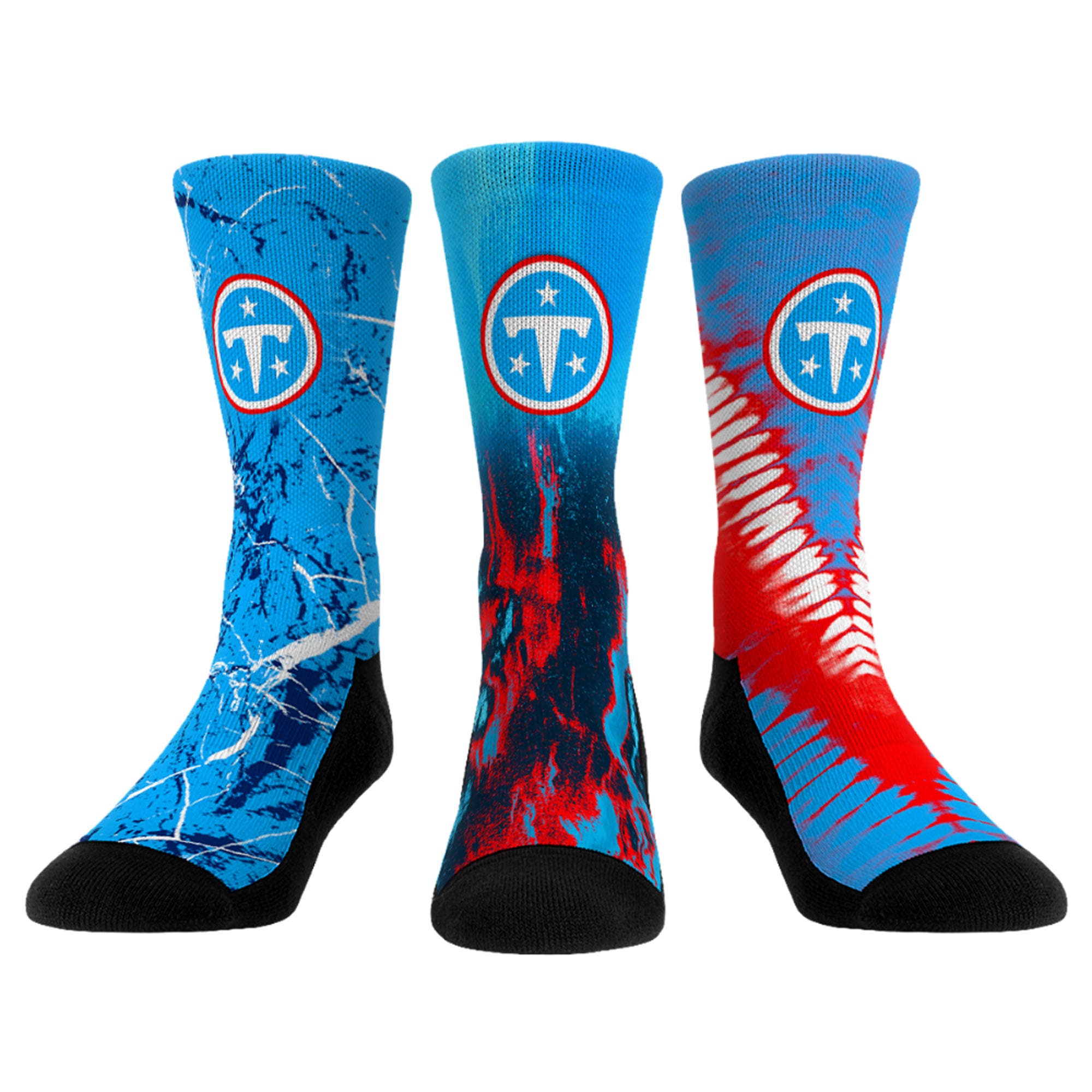 Youth Rock Em Socks Tennessee Titans 3-Pack Crew Socks Set