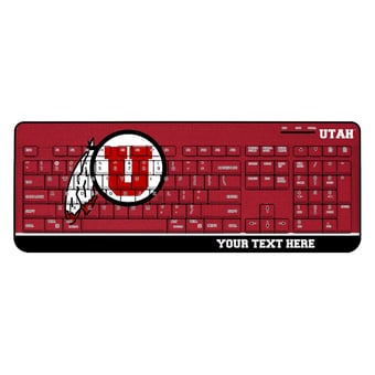 Utah Utes Personalized Wireless Keyboard