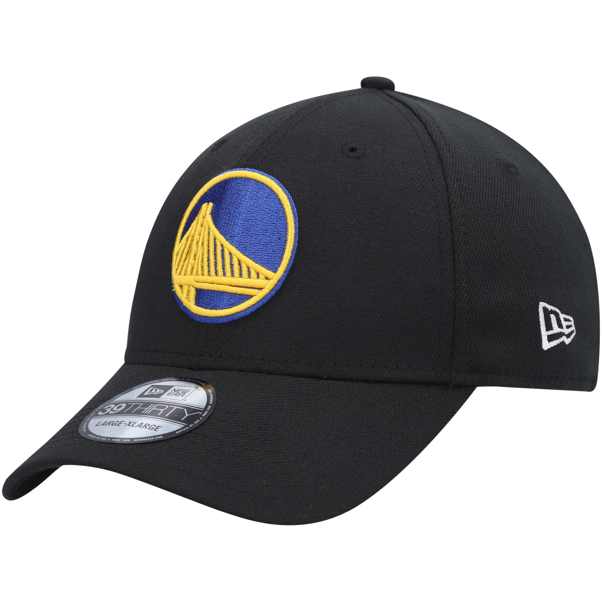 Men’s New Era Black Golden State Warriors Official Team Color 39THIRTY Flex Hat Men’s New Era Black Golden State Warriors Official Team Color 39THIRTY Flex Hat