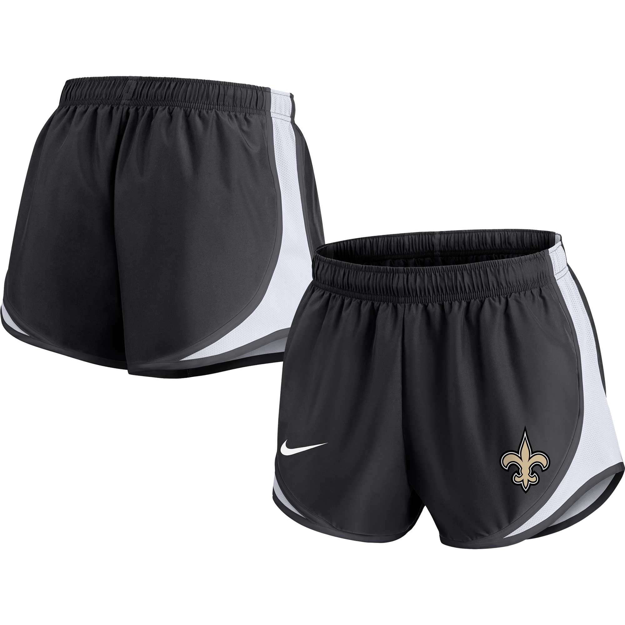 Women’s Nike Black New Orleans Saints Plus Size Tempo Shorts Women’s Nike Black New Orleans Saints Plus Size Tempo Shorts