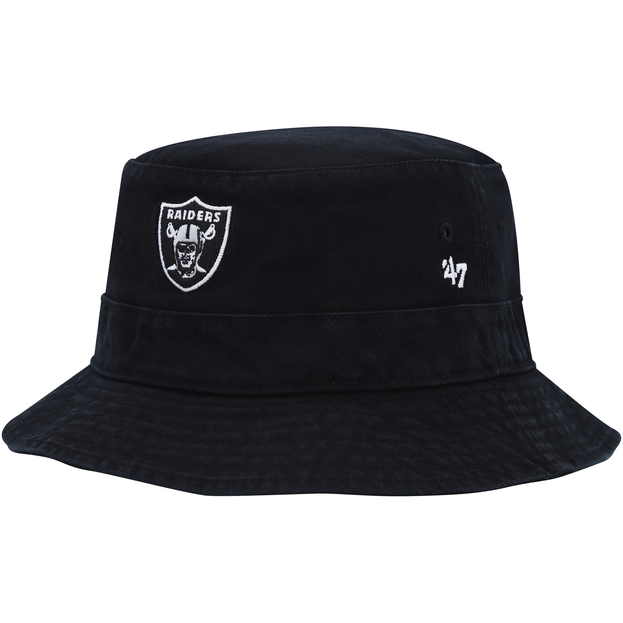 Men’s ’47 Black Las Vegas Raiders Primary Bucket Hat Men’s ’47 Black Las Vegas Raiders Primary Bucket Hat