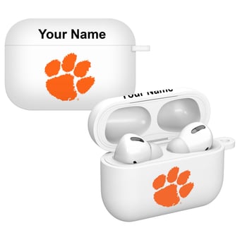 Affinity Bands Clemson Tigers Personalized AirPods Pro Case Cover