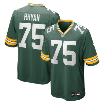 Men's Nike Sean Rhyan Green Green Bay Packers Game Player Jersey