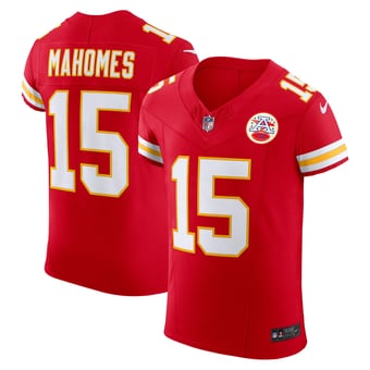 Men's Nike Patrick Mahomes Red Kansas City Chiefs Team Vapor F.U.S.E. Elite Jersey