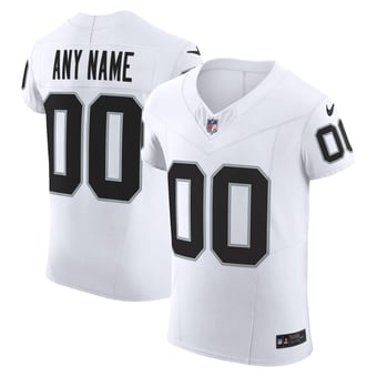 Men's Nike White Las Vegas Raiders Vapor F.U.S.E. Elite Custom Jersey