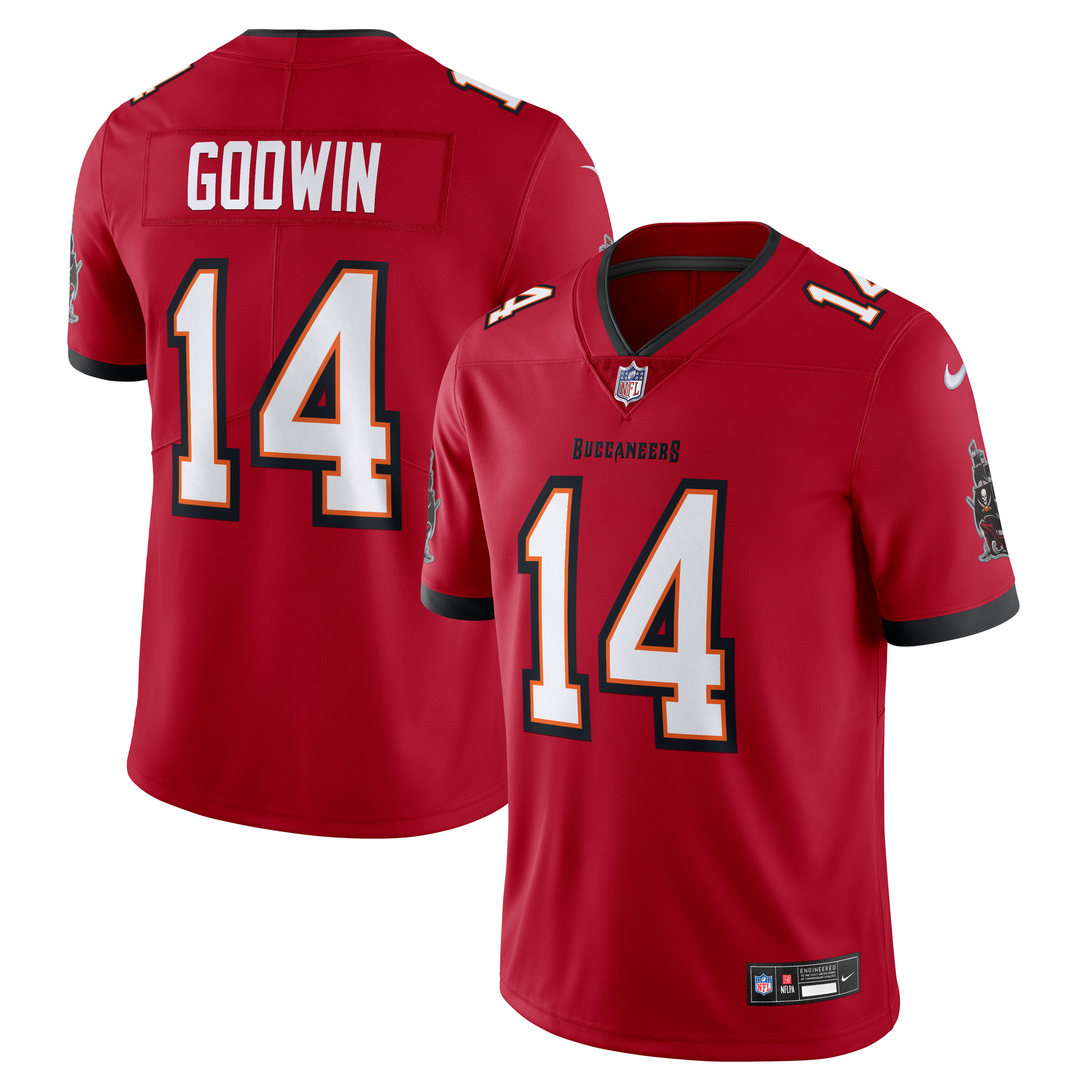 Men's Nike Chris Godwin Red Tampa Bay Buccaneers Vapor Untouchable Limited Jersey
