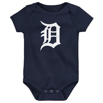 Newborn & Infant Outerstuff Navy Detroit Tigers Primary Team Logo Bodysuit