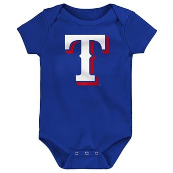 Newborn & Infant Outerstuff  Royal Texas Rangers Primary Team Logo Bodysuit
