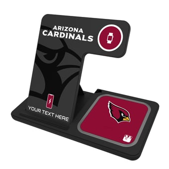 Arizona Cardinals Personalized 3-in-1 Charging Station