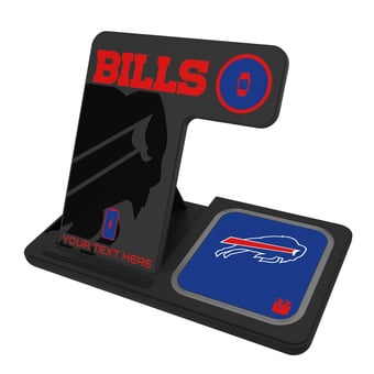 Buffalo Bills Personalized 3-in-1 Charging Station