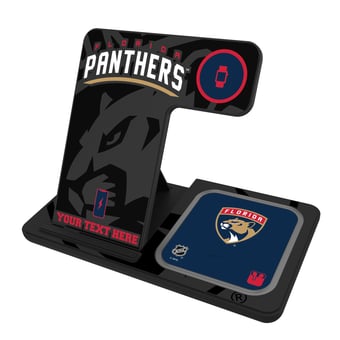 Florida Panthers Personalized 3-in-1 Charging Station