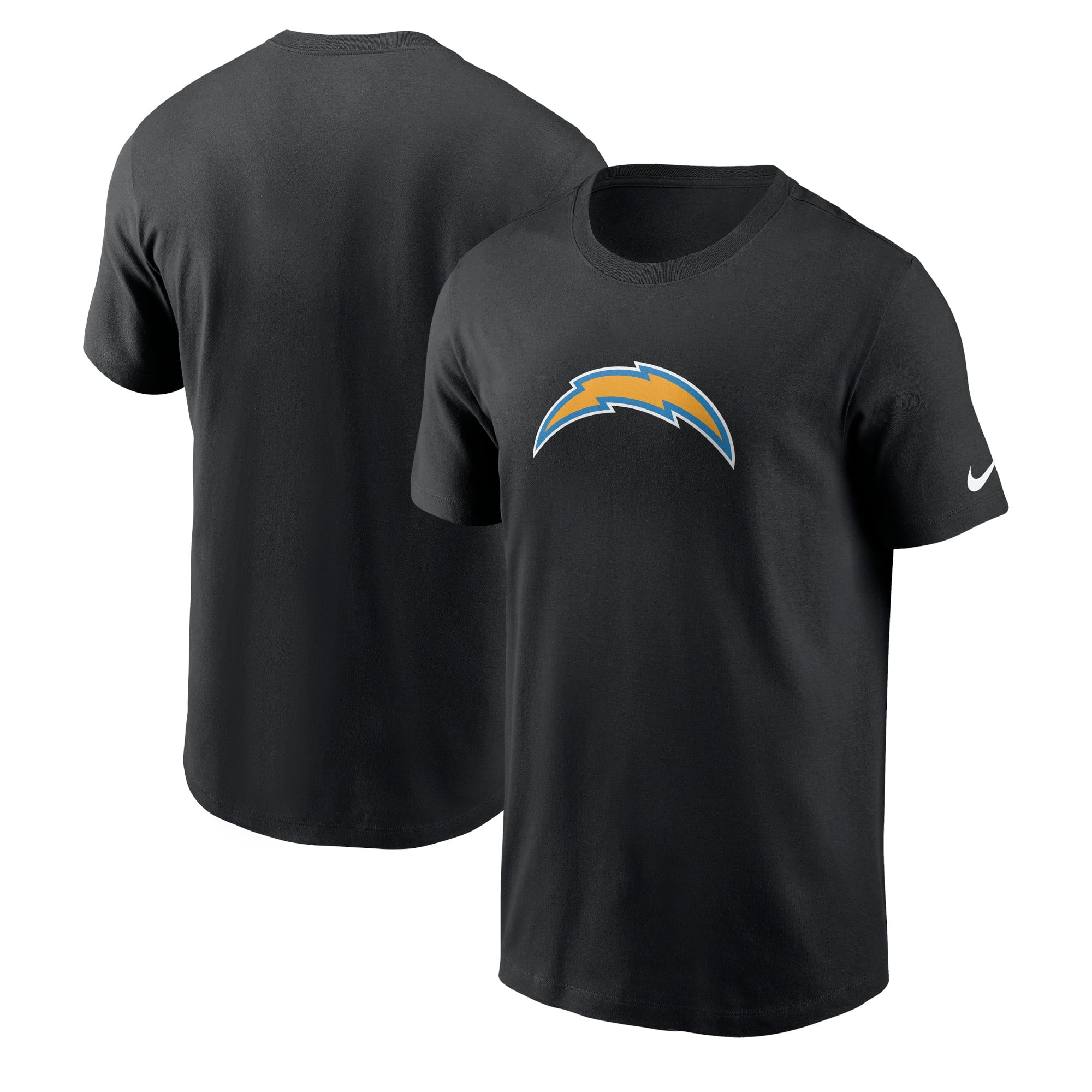 Men's Nike Black Los Angeles Chargers Logo Essential T-Shirt