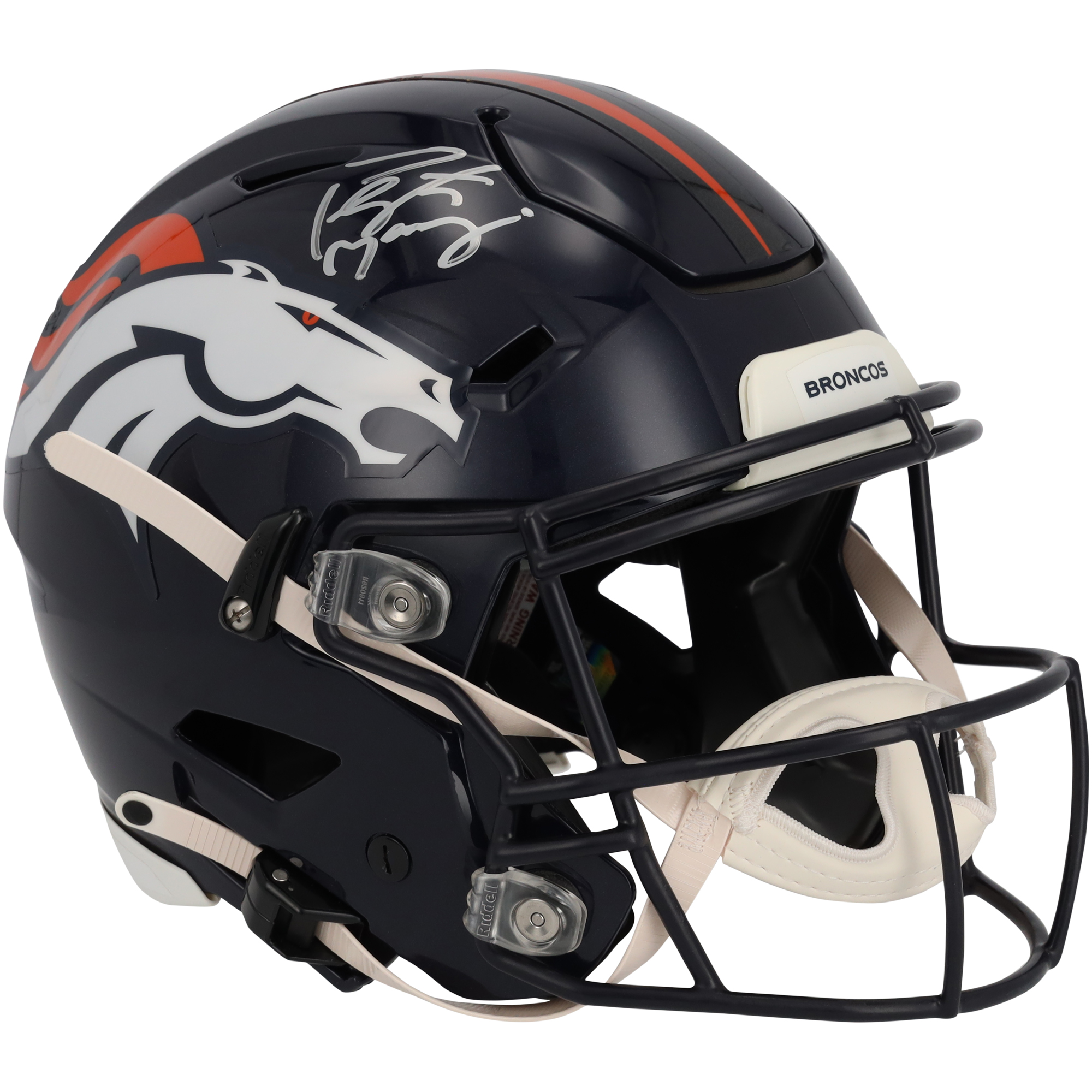 Peyton Manning Denver Broncos Autographed Riddell Speed Flex Authentic Helmet