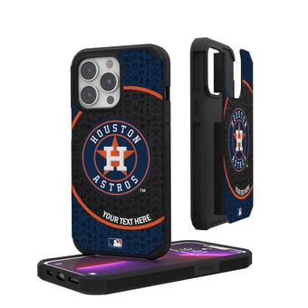 Houston Astros iPhone Circle Design Personalized Rugged Case